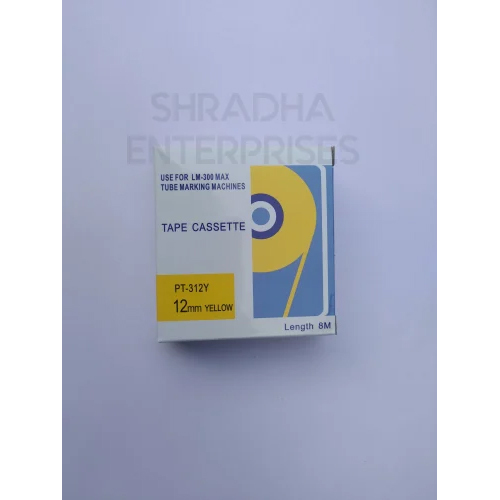 12 Mm Pt-312y Label Tape Cassette