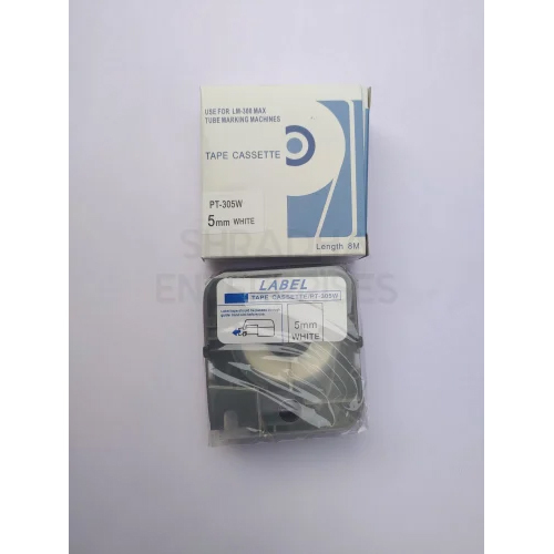 5 Mm Pt-305w Label Tape Cassette