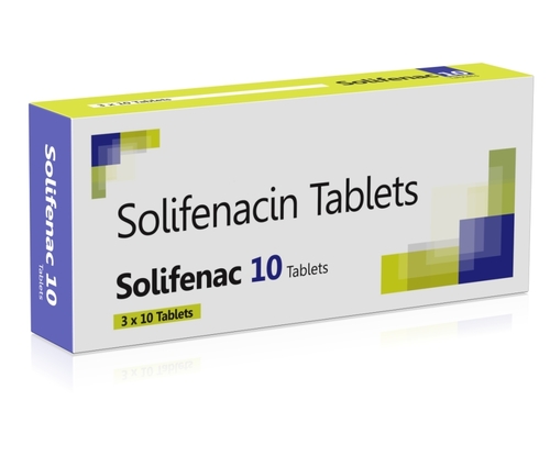 सोलिफेनासिन 10mg की गोलियां