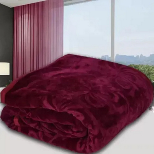 मल्टीकलर केम्बल प्रिंटेड (मैरून)