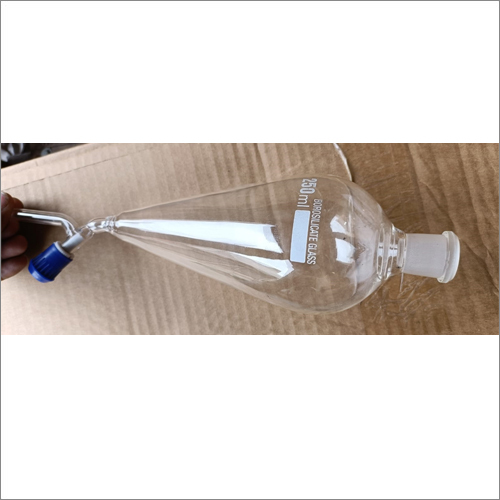 व्हाइट सैपरेटिंग फ़नल फ्लास्क