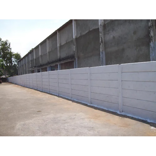 RCC Compound Walls - Concrete, Various Sizes | Industrial Applications, Durable Design for Enhanced Privacy and Security