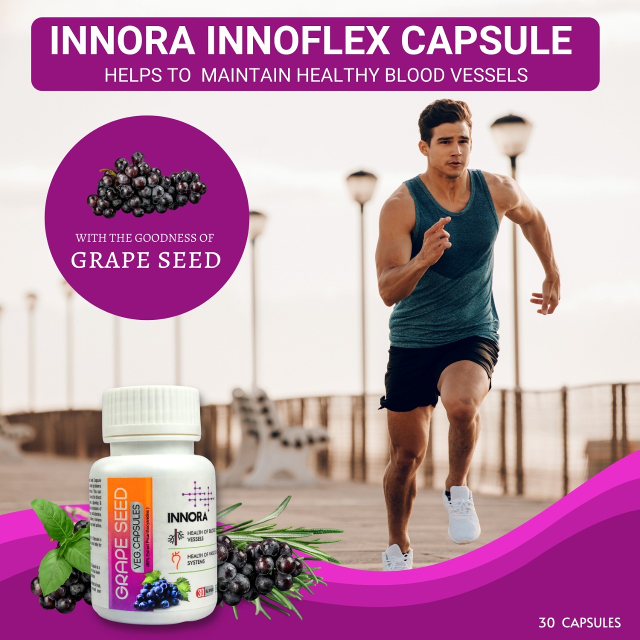 Innova Bone And Joint Care Combo - Gel Formulation With Glucosamine, Msm, Chondroitin, Vitamin D, Grapeseed & Rosehip Extracts, Joint Pain Relief & Mobility Enhancement