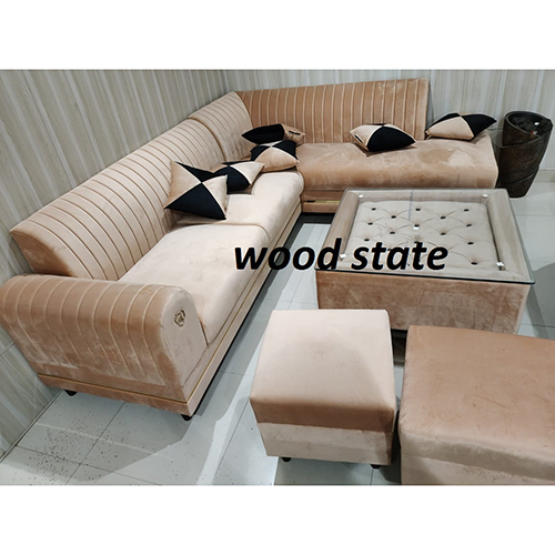 183x73x76cm वुड स्टेट 7 सीटर सोफा सेट आयाम: 183x73x76 सेंटीमीटर (Cm)