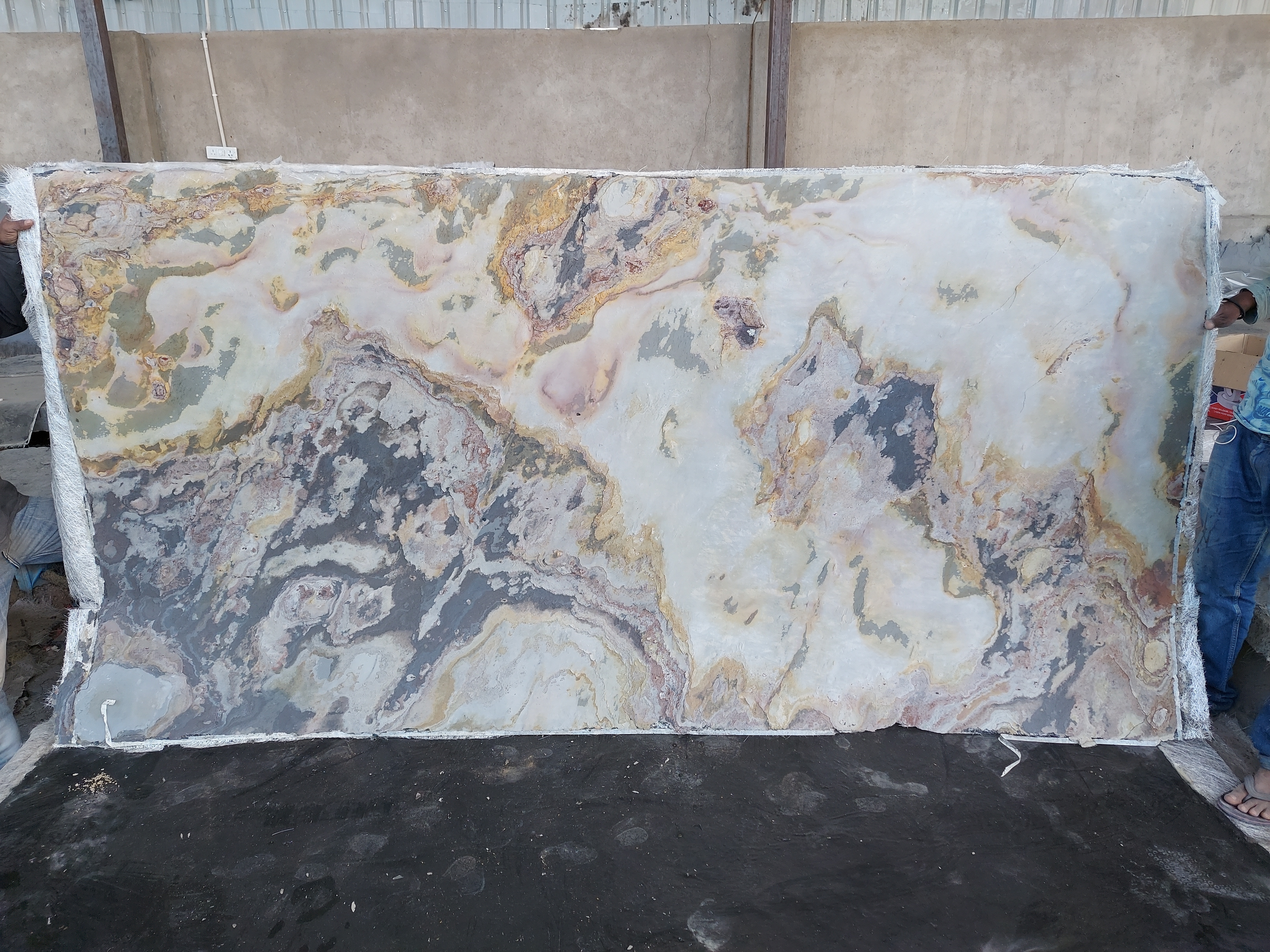 Slate Indian Autumn Flexible Stone Veneer Sheets - Size: 1220x610 Mm / 2440x1220 Mm