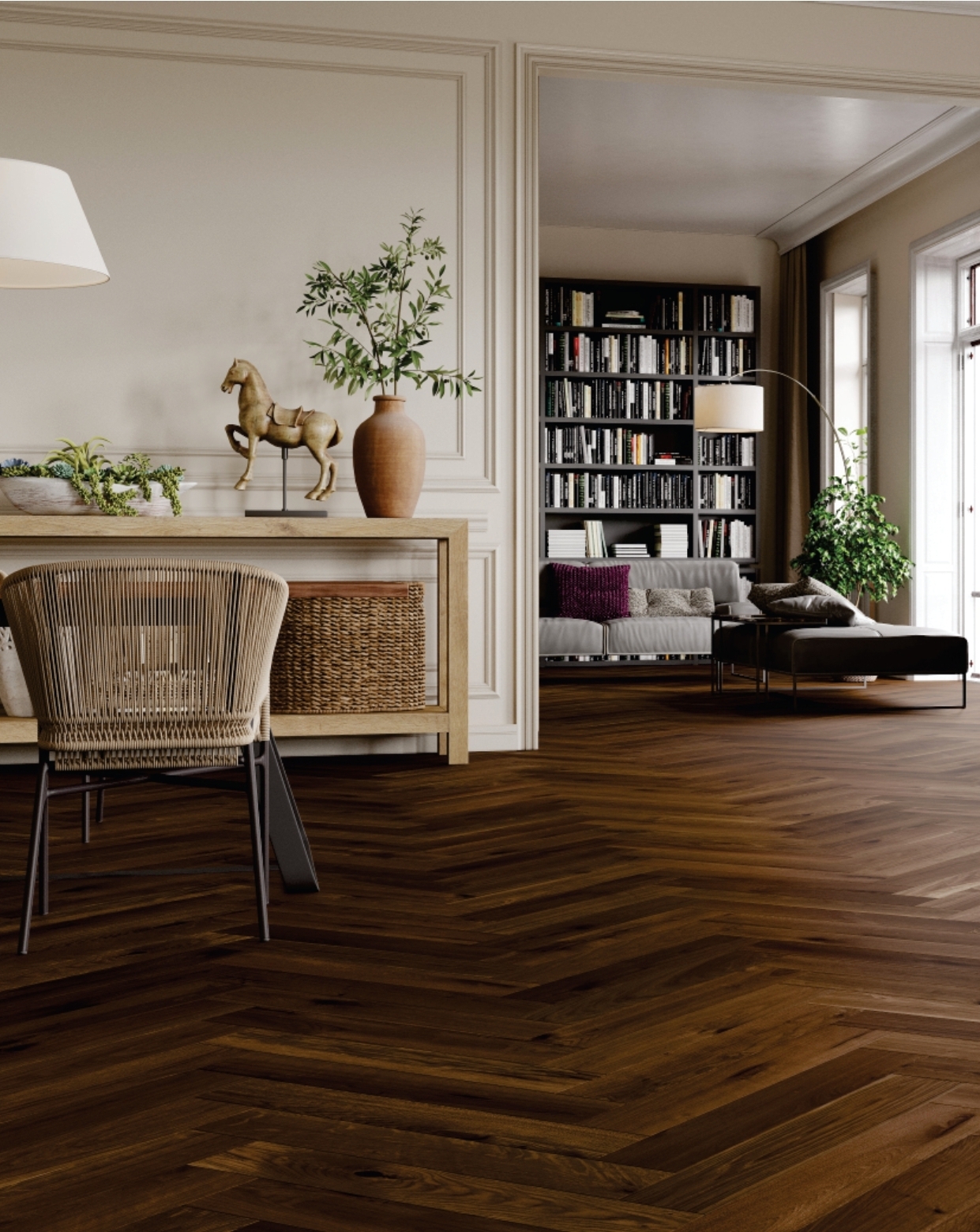 Engineered Wooden Flooring - Versatile Use, Various Colors & Designs | Durable And Elegant Finishes