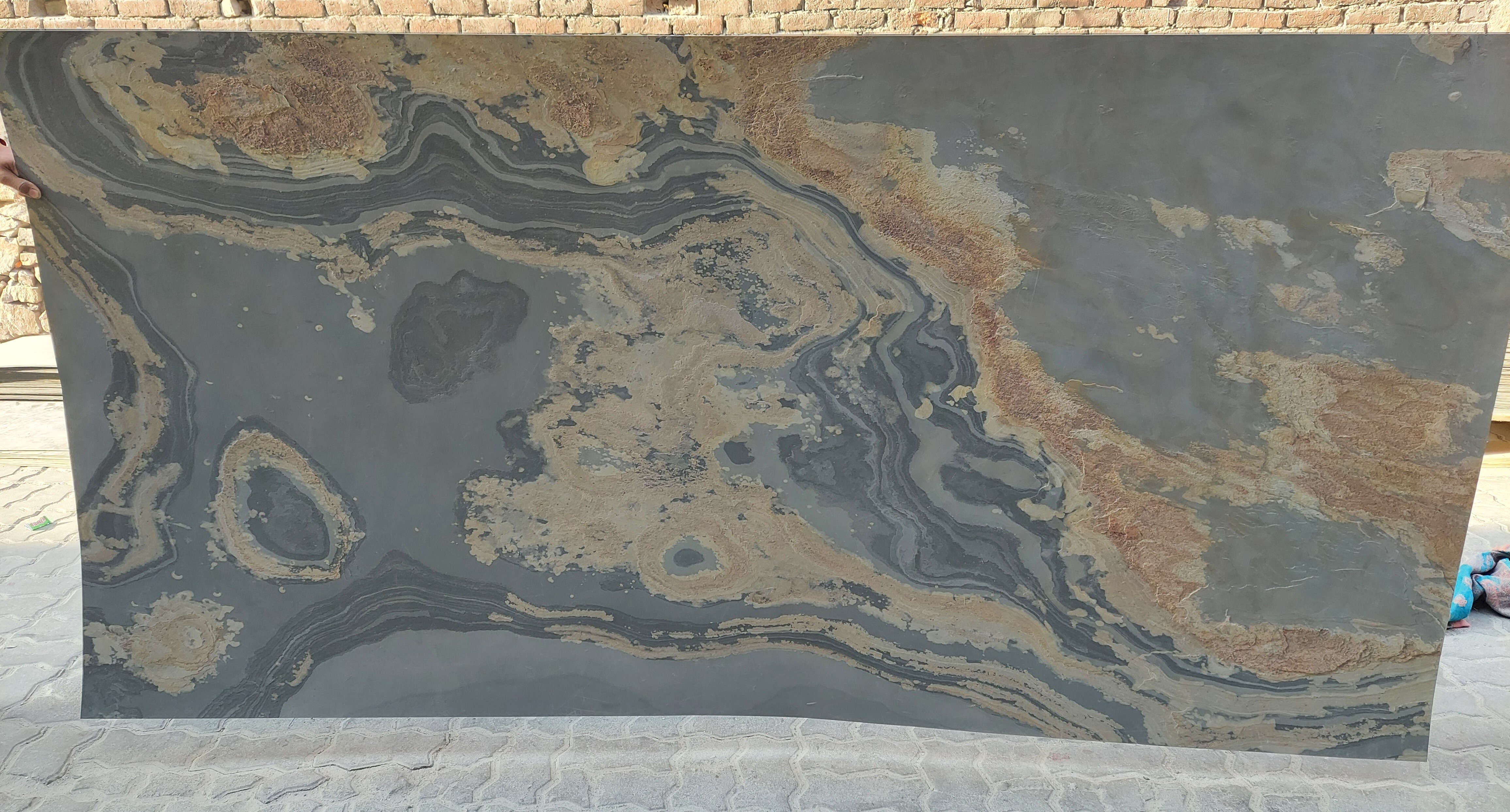 Slate Autumn Rustic Flexible Stone Veneer Sheets - Size: 1220x610 Mm / 2440x1220 Mm