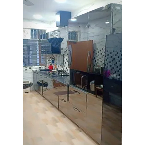 Durable Black Mirror Finish Stainless Steel Kitchen