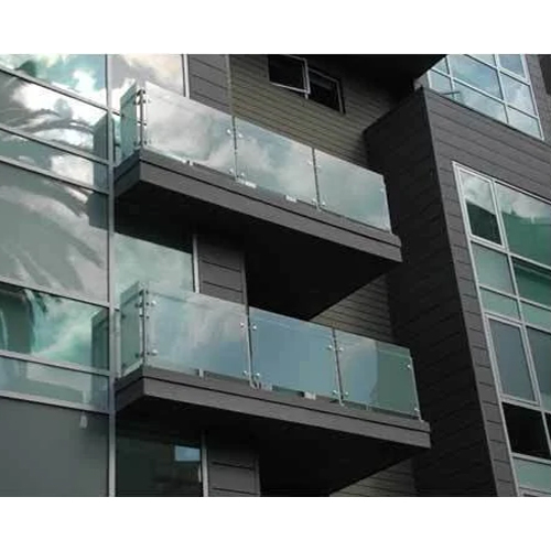 आसानी से इकट्ठा होने वाली स्टेनलेस स्टील ग्लास रेलिंग