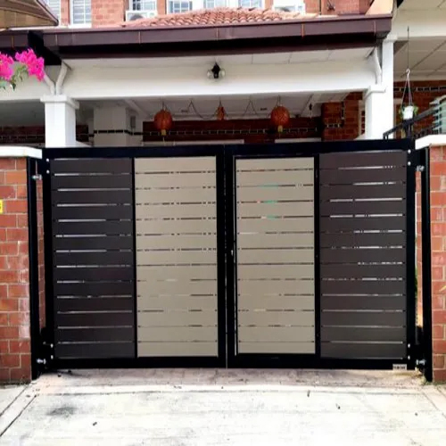 आसानी से इकट्ठा होने वाला माइल्ड स्टील एंट्रेंस गेट