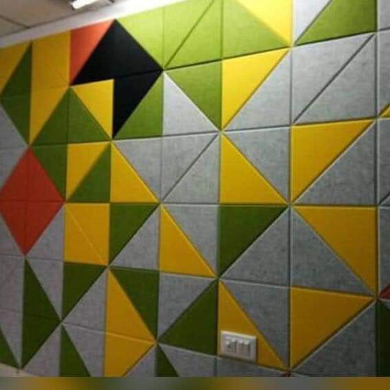 Polyester Fiber Acoustic Panels - High Density, Easy Installation | Square Shape, Dust-free, Available In Various Colors And Finishes