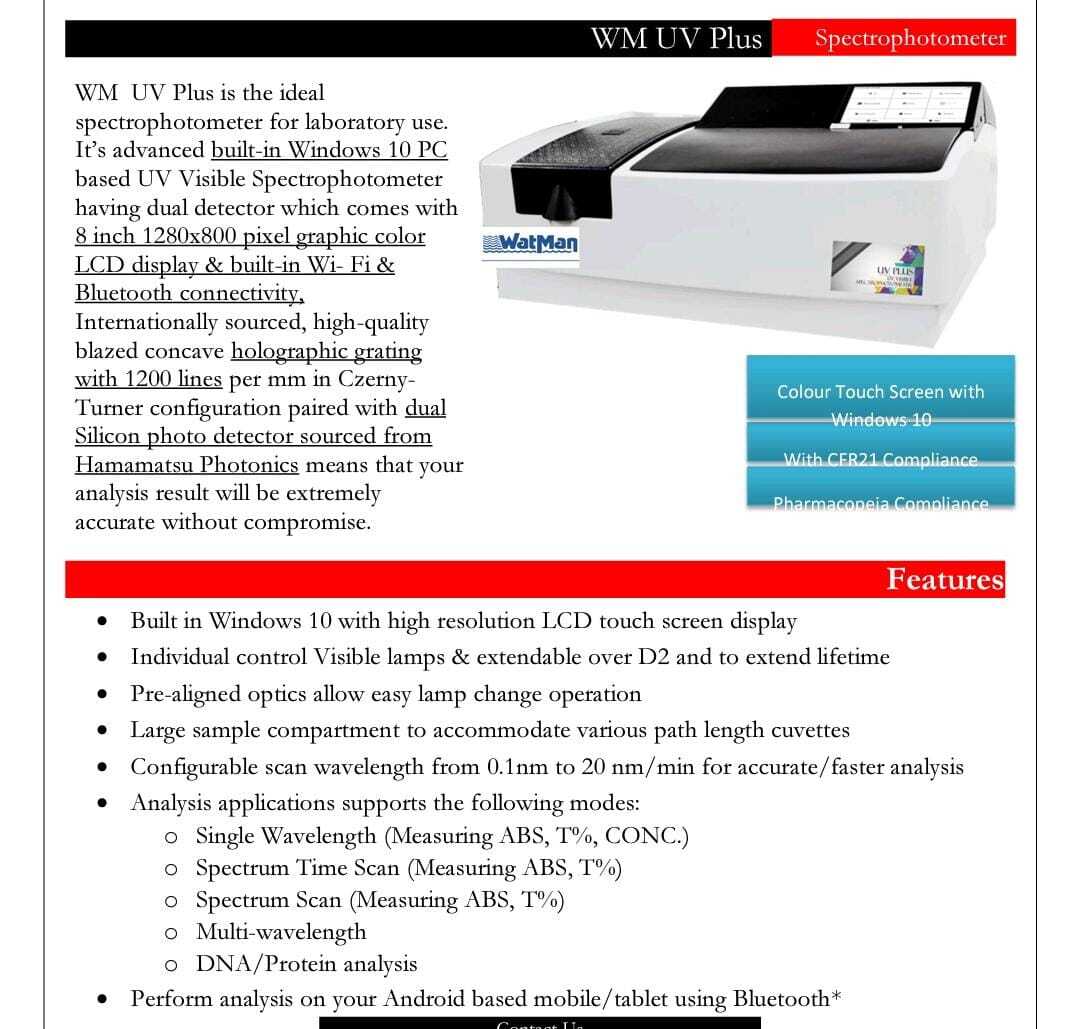 U.v Visible Spectroscopy