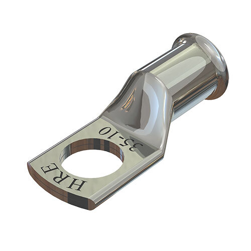 Bell Mouth Tubular Cable Terminal Ends - Copper Material, Silver Plated Finish | Applications in Automotive, Industrial, and Electrical Appliances