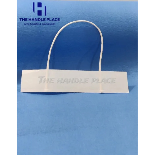 White Twisted Paper Handle - Size: Different Available