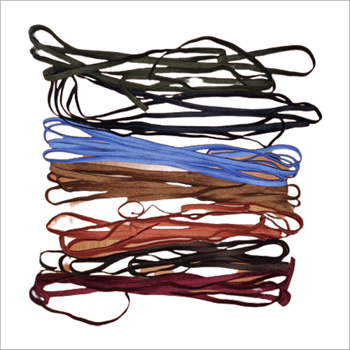 रंग से बुना हुआ सादा इलास्टिक टेप उपयोग: बैग