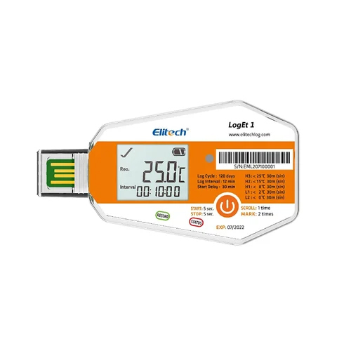 Temperature Data Logger - Different Sizes, White Color | Industrial Application Data Monitoring Solution