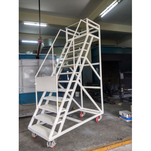 Industrial Ladder - Aluminum Alloy, 12 Feet Height, Heavy-duty, Non-slip Footing, Lightweight Design For Enhanced Stability
