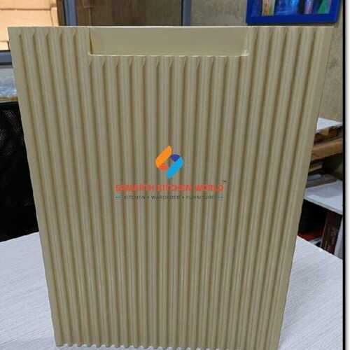 Fluted Pu With Inbuilt Pocket Handle Shutter Carpenter Assembly