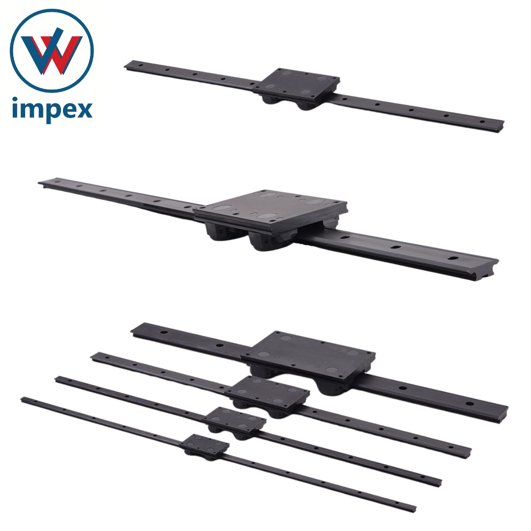 Hepco Linear Actuator System - Stainless Steel, White - Precision Track For Food & Medical Applications