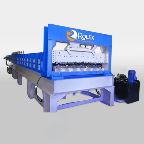 अर्ध स्वचालित तीन चरण छत शीट बनाने की मशीन