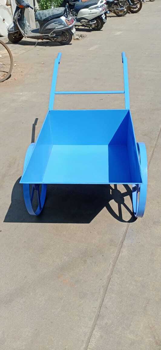 Mild Steel Double Wheel Barrow Length: 36 Inch (In)