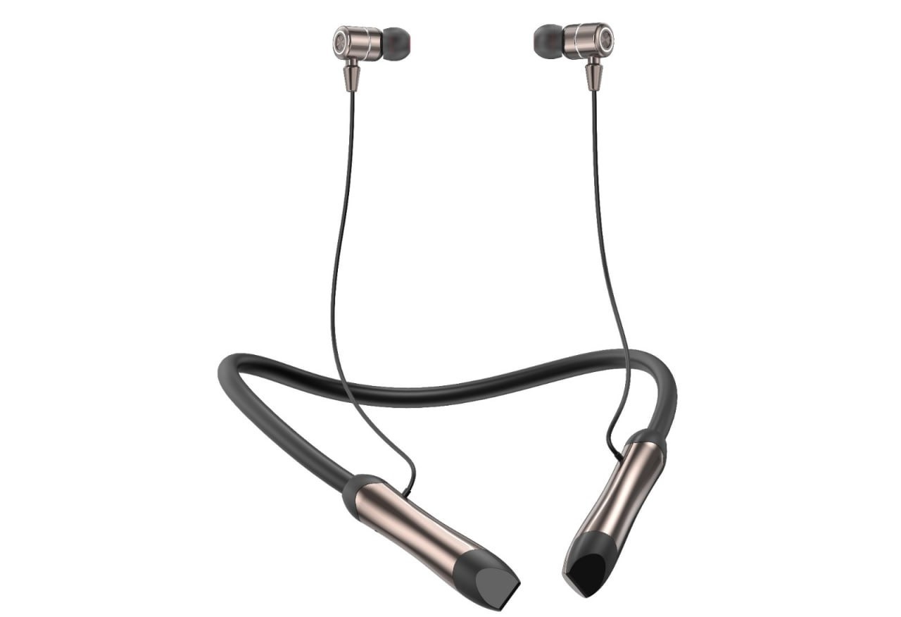 Neckband Headphones 2803 - Wireless Neckband With 50hr Play Time, 100hr Total Battery Backup, Noise Cancellation, Google Assistant, Pink Color, Warranty