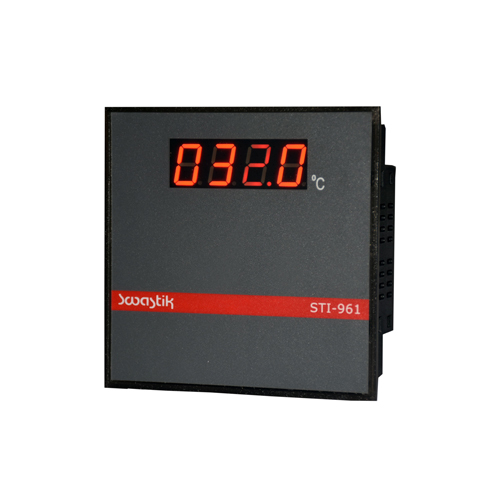 Digital Temperature Indicator - Automatic Operation, Digital Display , Black Color For Industrial Applications
