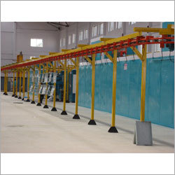 पीला पाउडर कोटिंग कन्वेयर प्लांट