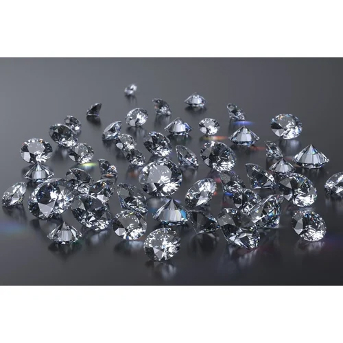 Round White Loose Diamond - Diamond Color: Natural