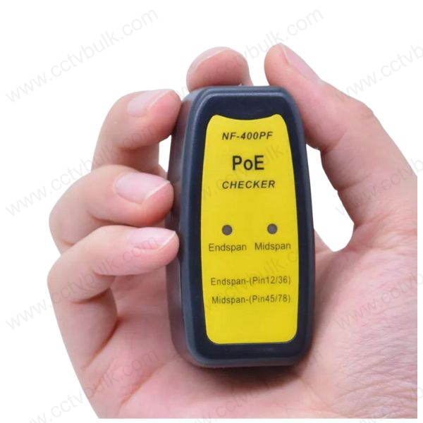 Poe Tester Nf-400pf - Rj45 Connector, Live Ethernet Cable Testing For Power And Data Detection