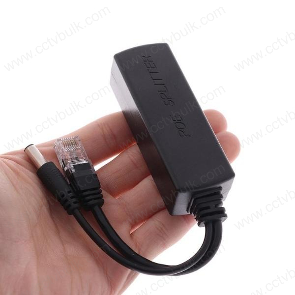 Poe Splitter Adapter 48v - 12w Dc Power Over Ethernet, Suitable For Android Tablets, Non-poe Cameras, Wifi Ap, Ip Phones, Rj45 Male Output