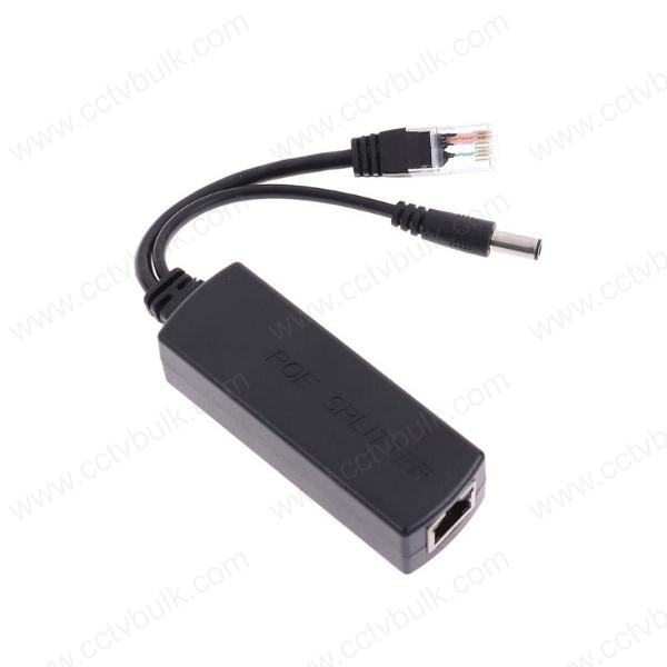 Poe Splitter Adapter 48v - 12w Dc Power Over Ethernet, Suitable For Android Tablets, Non-poe Cameras, Wifi Ap, Ip Phones, Rj45 Male Output