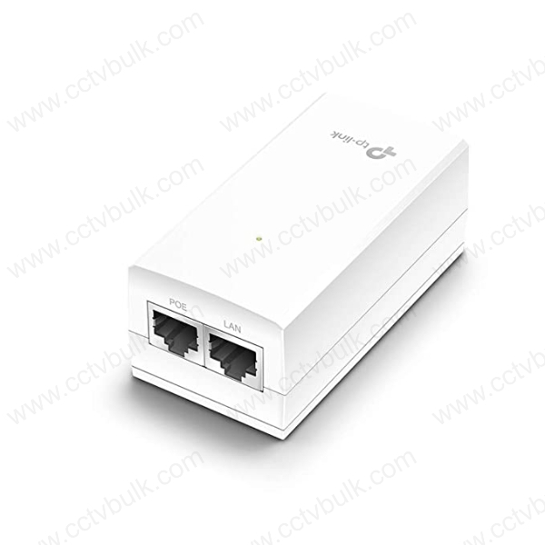 Tl-poe2412g - 12w Power Over Ethernet Adapter | Ieee 802.3af Compliant, White, 100m Range, Supports Wi-fi Access Points, Ip Cameras, And Ip Phones