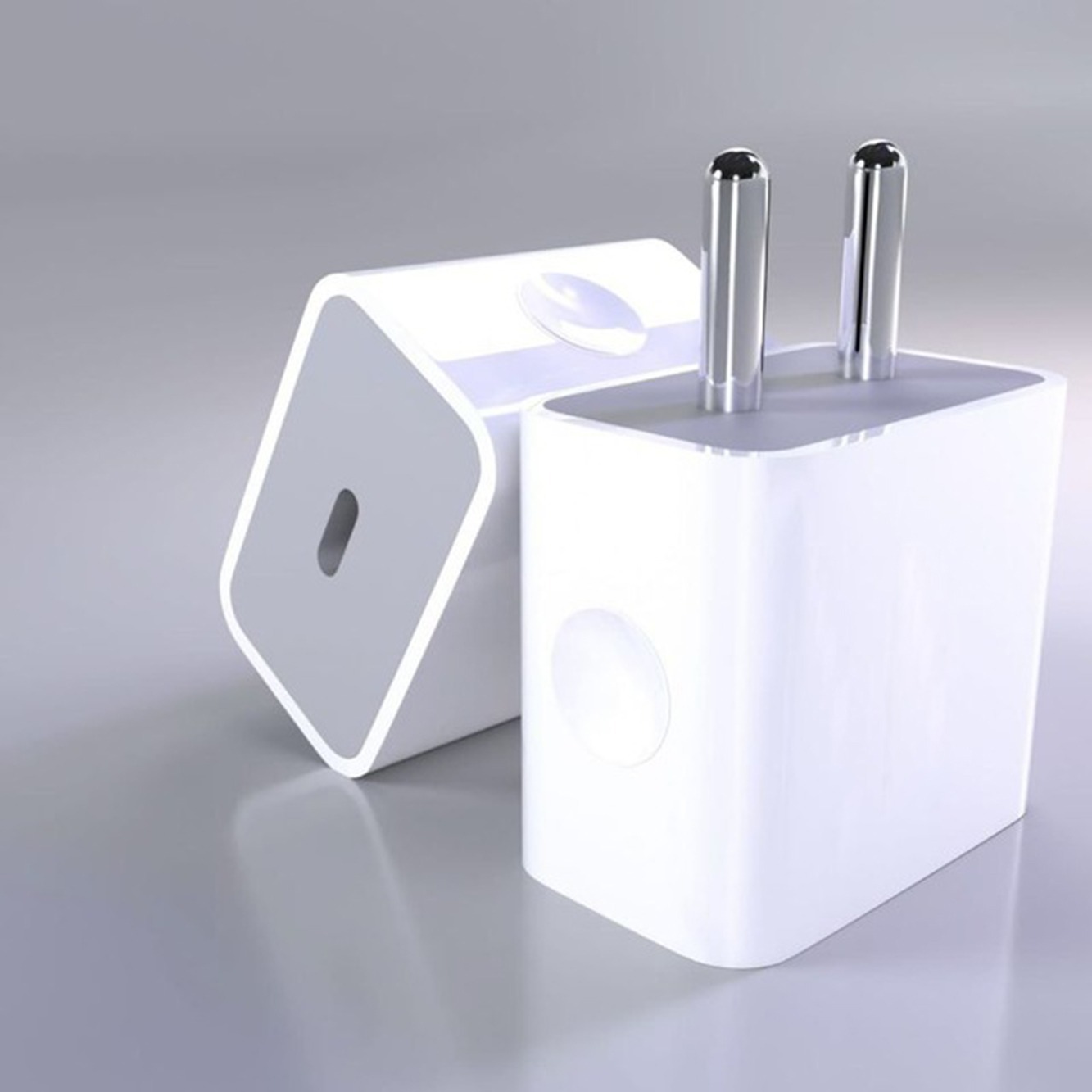 Type C Charger 20w - Pc+abs, 50x40x25mm, White, 1m Cable | Compact Design, Durable Build, Fast Charging, Input: 100-240v