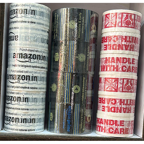 मल्टीकलर बोप स्वयं चिपकने वाला मुद्रित और ब्रांड टेप