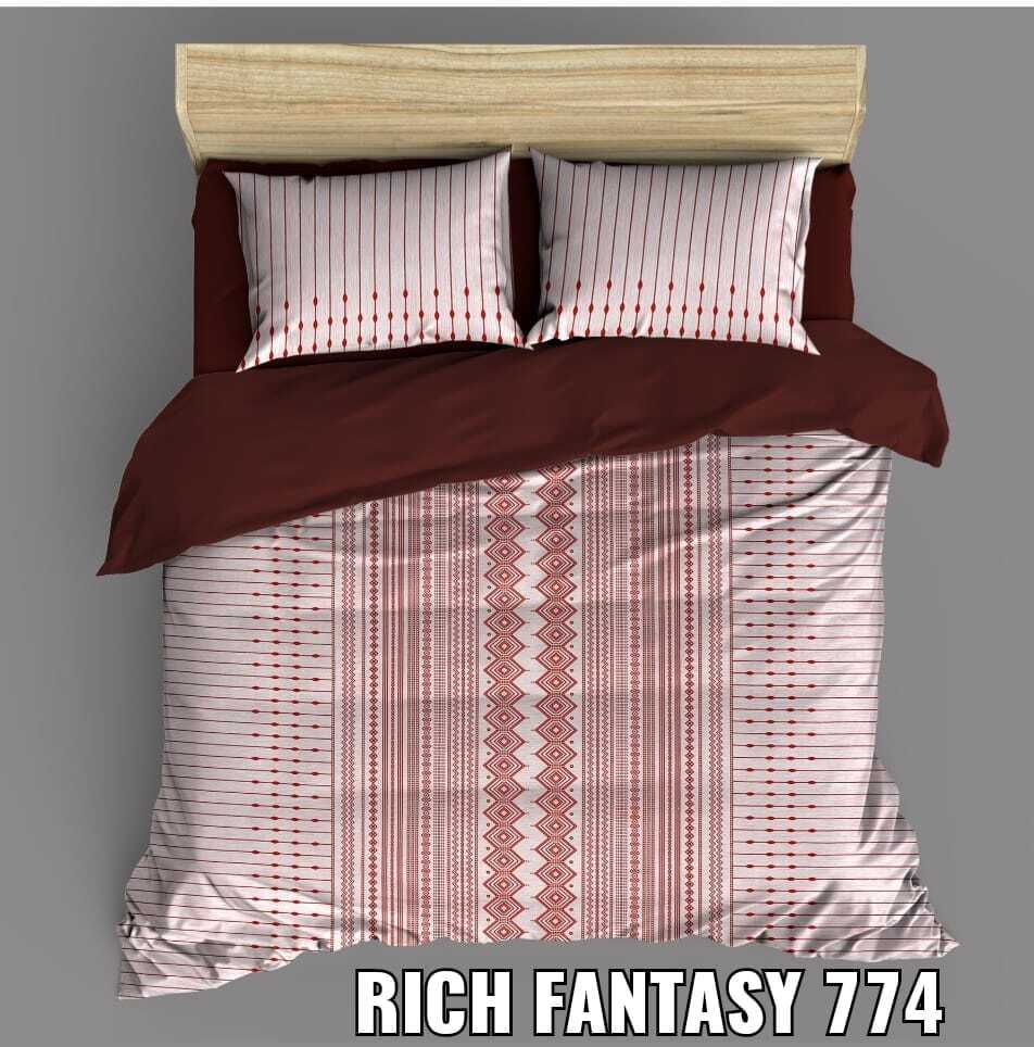 Bedsheet Collections - Cotton Blend, Double Bedsheet 90x100 Cm With 2 Pillow Covers 20x30 Cm | Fast Colour, Cool Dry, Washable, Printed Design