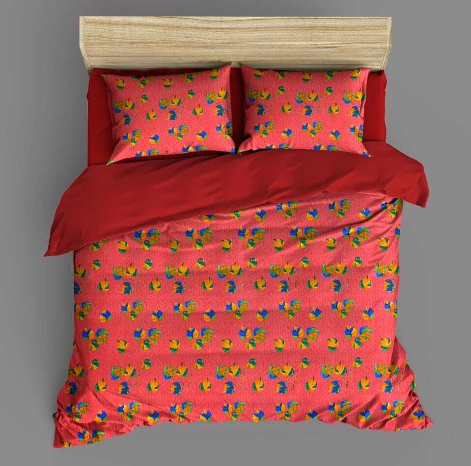 Bedsheet Collections - Cotton Blend, Double Bedsheet 90x100 Cm With 2 Pillow Covers 20x30 Cm | Fast Colour, Cool Dry, Washable, Printed Design