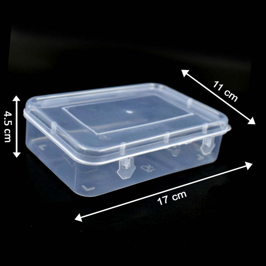 Transparent / Clear Tim Tom Container 44 Used For Storing Things And Stuffs And Can Also Be Used In Any Kind Of Places. (3754)