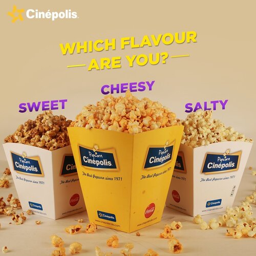 ग्लॉसी लैमिनेशन पॉपकॉर्न बॉक्स