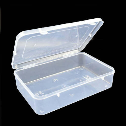 Tim Tom Container 55 - Plastic Material, 19*12*5 Cm Size, Transparent Color | Versatile Storage Solution For Any Location