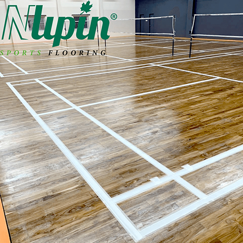 Anti-Slip Teakwood Badminton Court Flooring