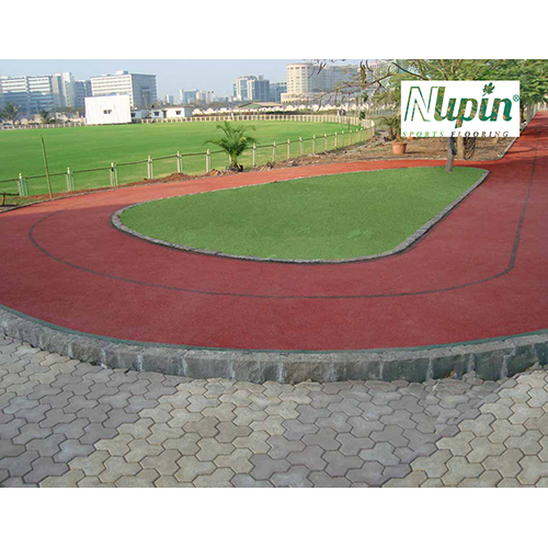Anti-slip Jogging Track Rubber Flooring