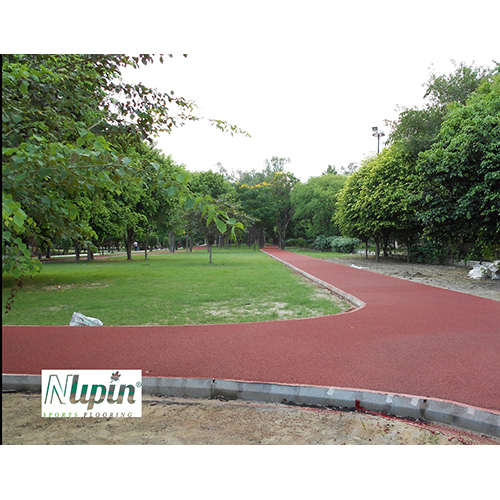 Anti-slip Jogging Track Rubber Flooring