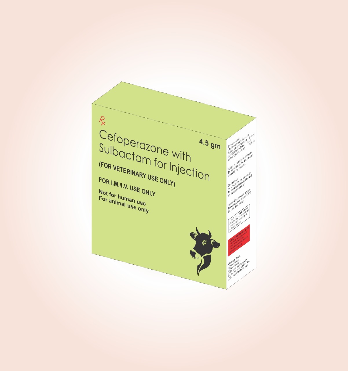 Ceftriaxone + Sulbactam Injection - 30ml Liquid Formulation | Veterinary Injectable For Treating Respiratory And Alimentary Tract Infections In Aquatic And Terrestrial Animals