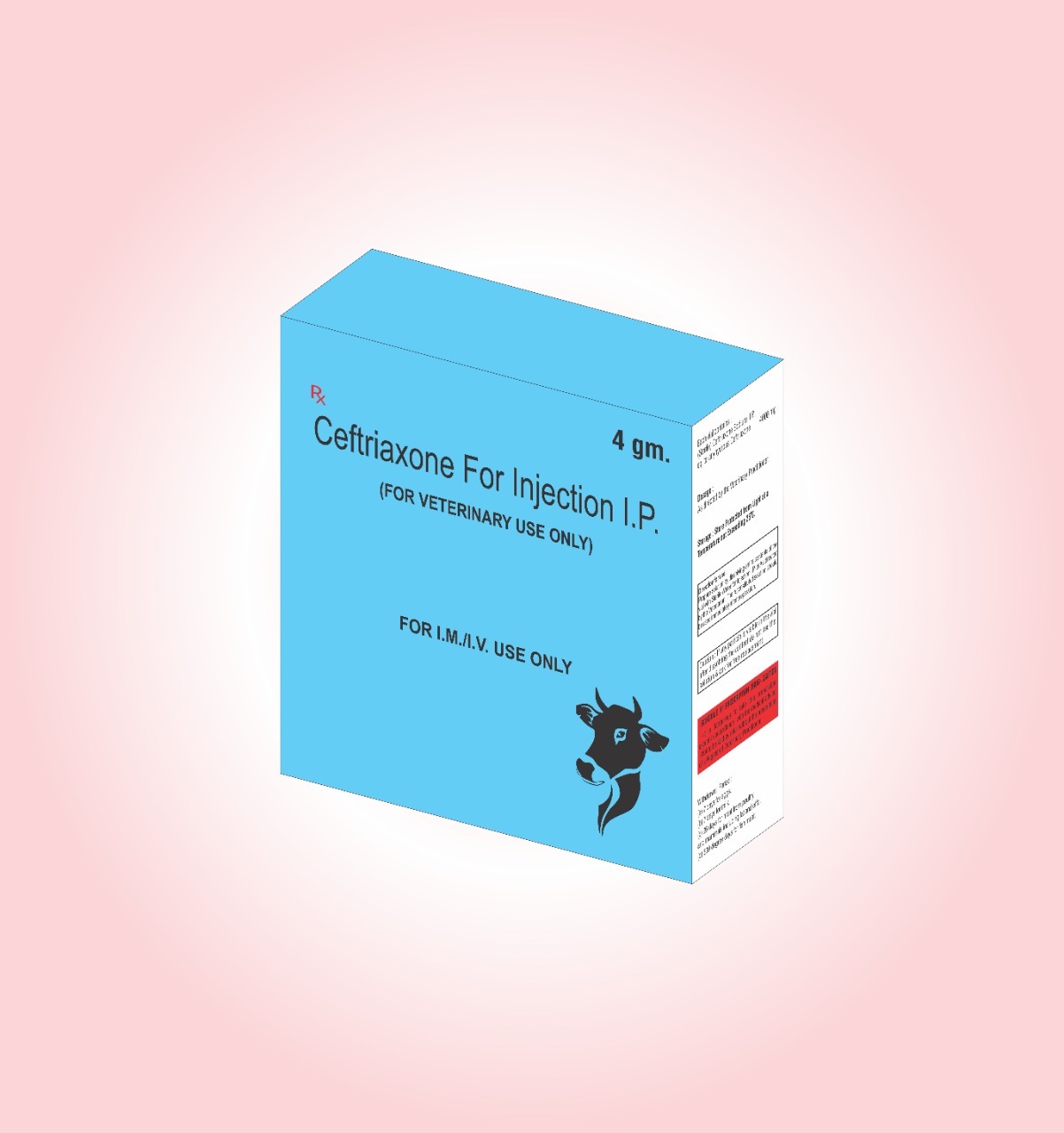 Ceftriaxone + Sulbactam Injection - 30ml Liquid Formulation | Veterinary Injectable For Treating Respiratory And Alimentary Tract Infections In Aquatic And Terrestrial Animals
