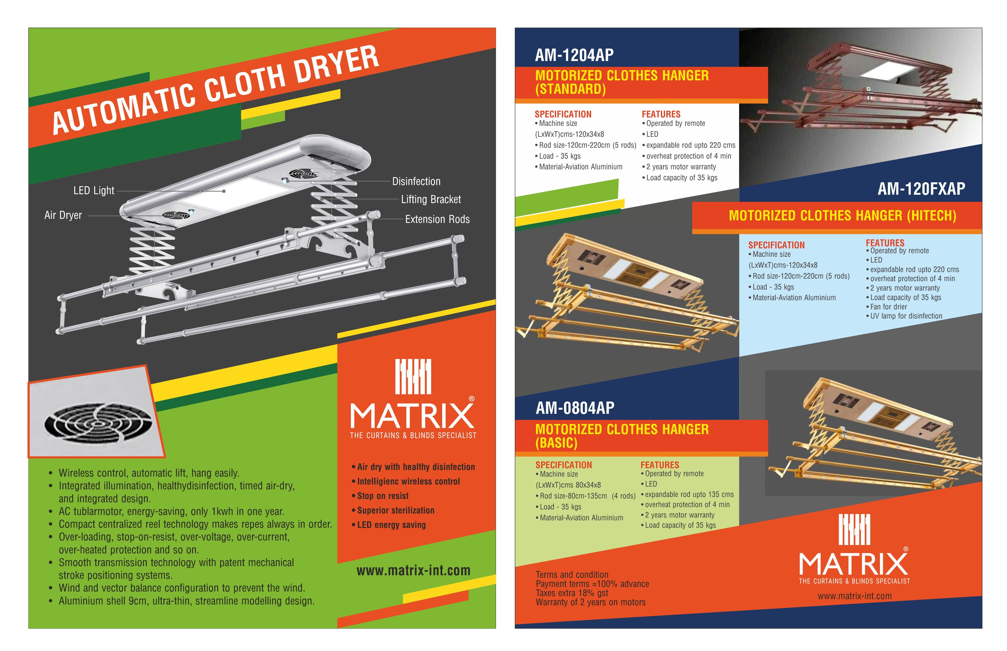 Silver Motorized Clothes Hanger
