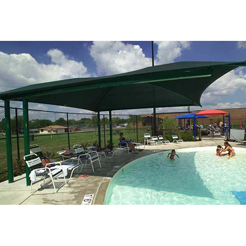 Outdoor Swimming Pool Tensile Structure - Steel Frame, White Fabric Enclosure, Weather-resistant Design, Customizable For Hotels And Restaurants, Enhanced Aesthetic Appeal, Low Maintenance, Integrated Heating And Cooling Options