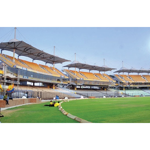 Cricket Stadium Tensile Structure - Color: White