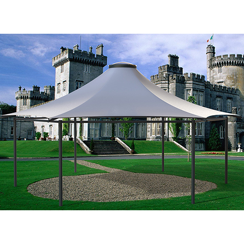 Gazebo Tensile Structure For Restaurant - Color: White