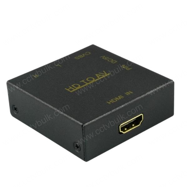 Hdmi To Rca Video Converter - Metal, Portable Mini Design | Full Hd Plug And Play, No Driver Needed, Easy Installation